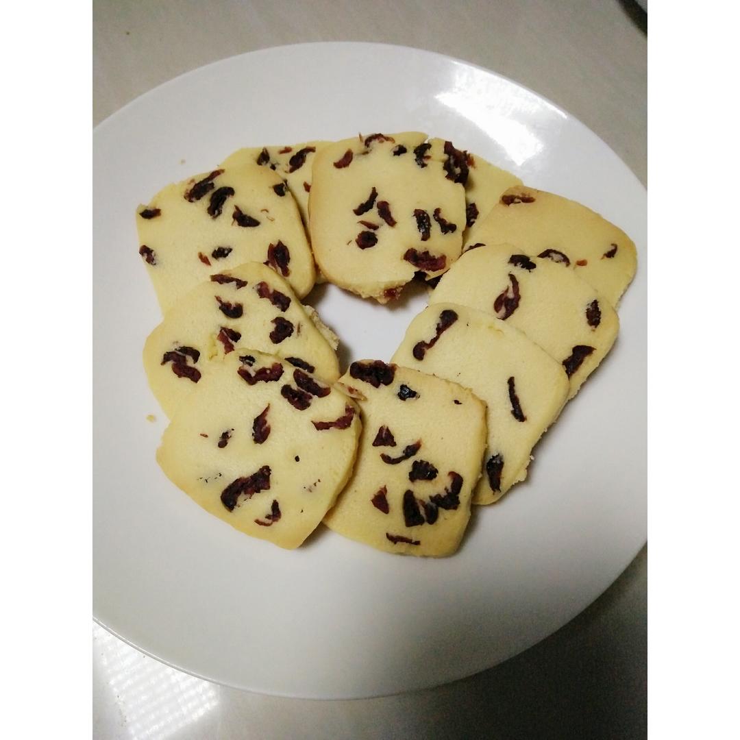 低糖少油版蔓越莓饼干