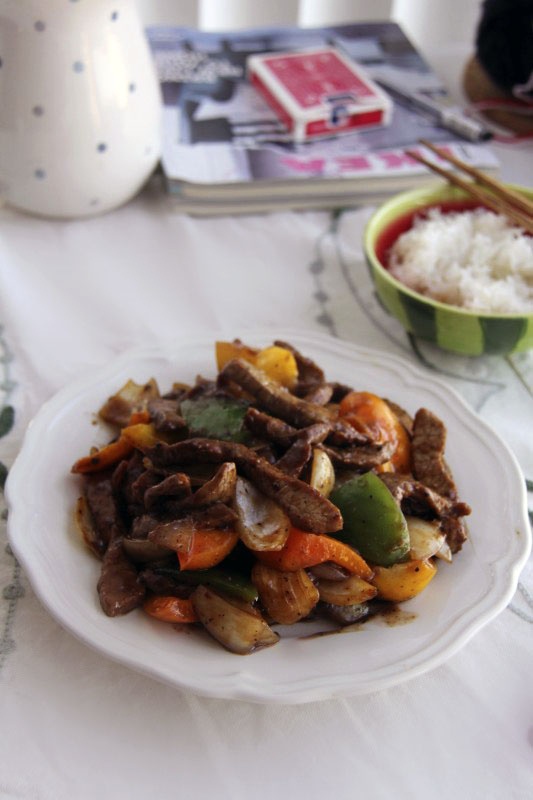 黑椒牛柳