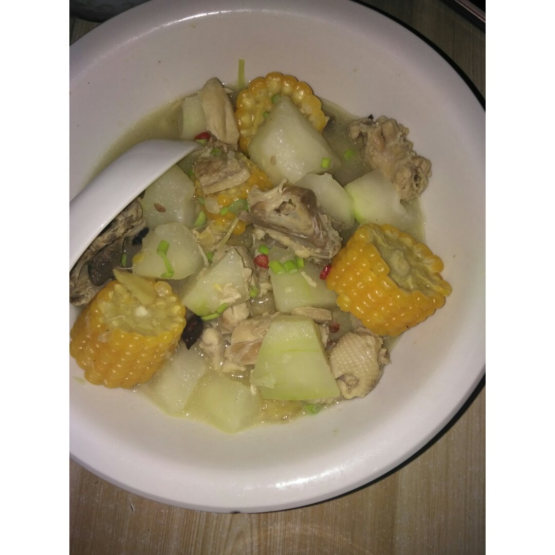 冬瓜鸡架汤
