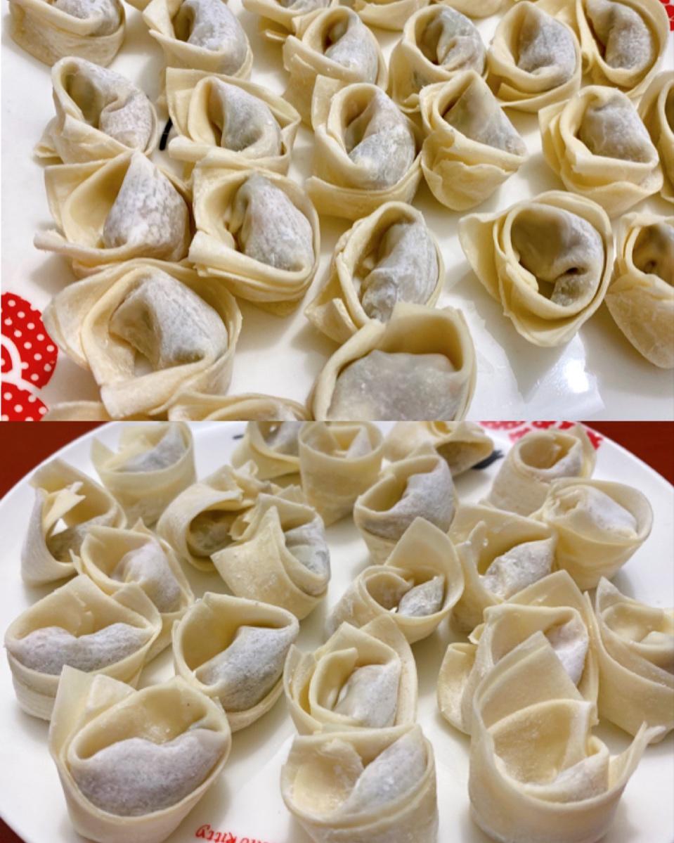 上海菜肉馄饨（附两种馄饨的包法）