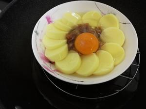 肉末豆腐蒸蛋的做法 步骤4