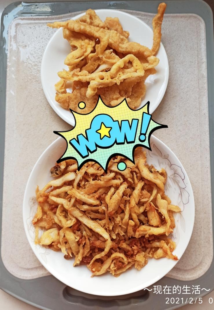 鲍好吃双炸杏鲍菇蛋黄版