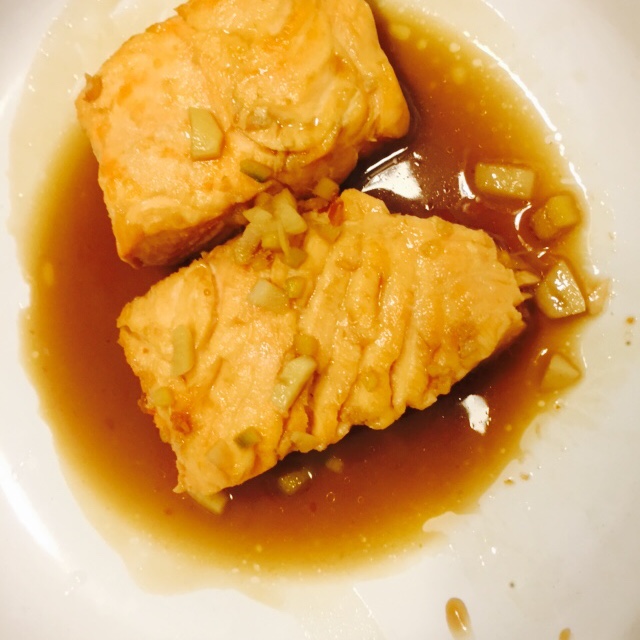 极品红烧三文鱼