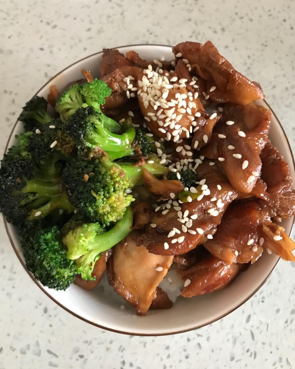 照烧鸡腿饭