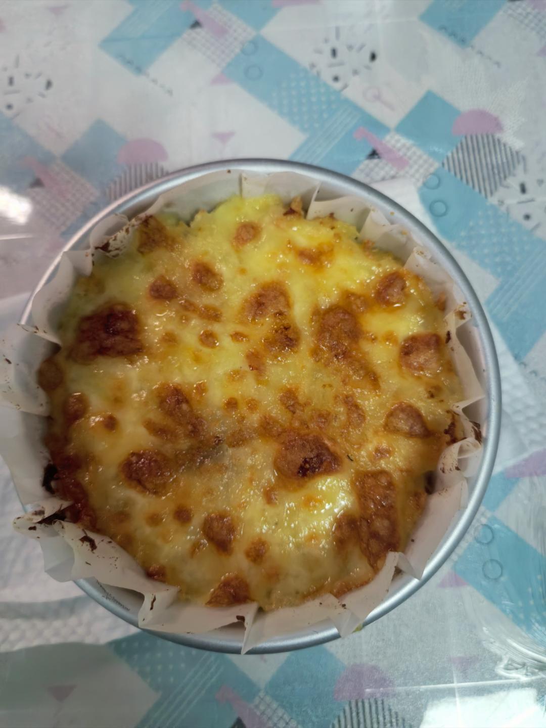 芝士焗土豆泥（烤箱版），小朋友们最爱