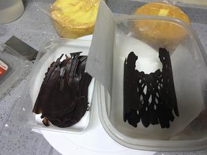 6寸双层巧克力淋面水果蛋糕的做法 步骤5