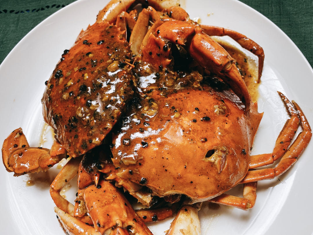 树胖做的新加坡黑胡椒蟹懒人版