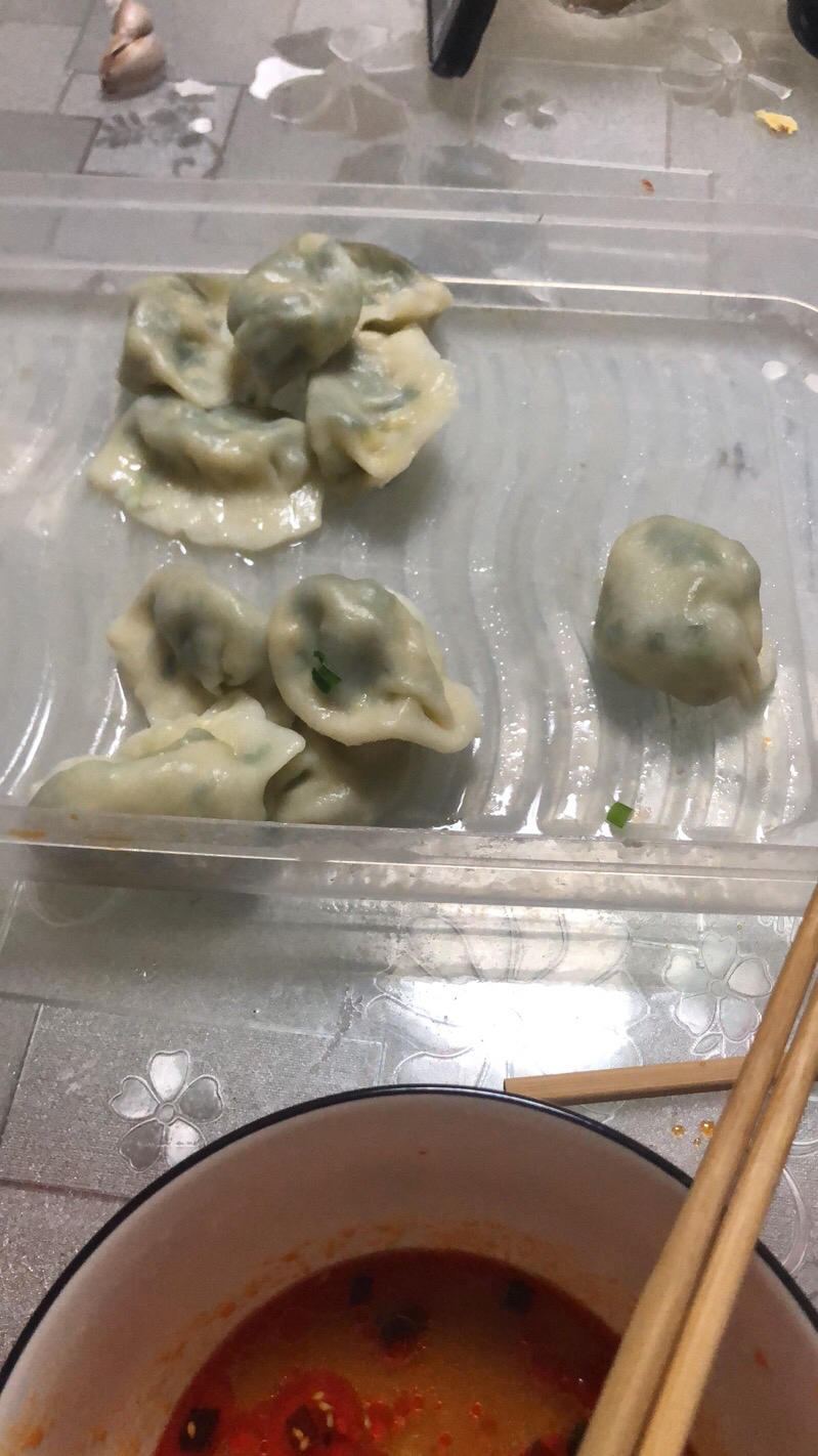 经典的韭菜鸡蛋馅儿饺子 怎么吃都不会腻