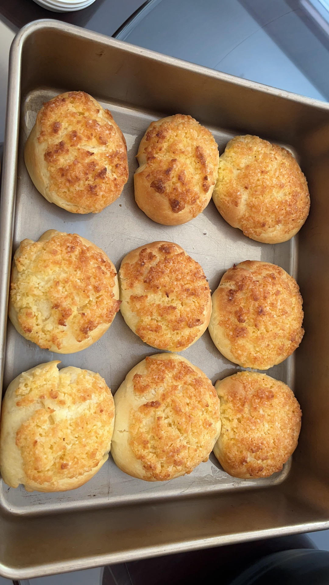 椰蓉餐包（一次发酵，玉米油版，或黄油）