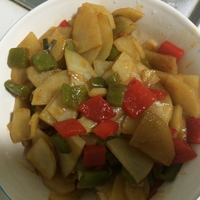 懒人版青椒土豆片