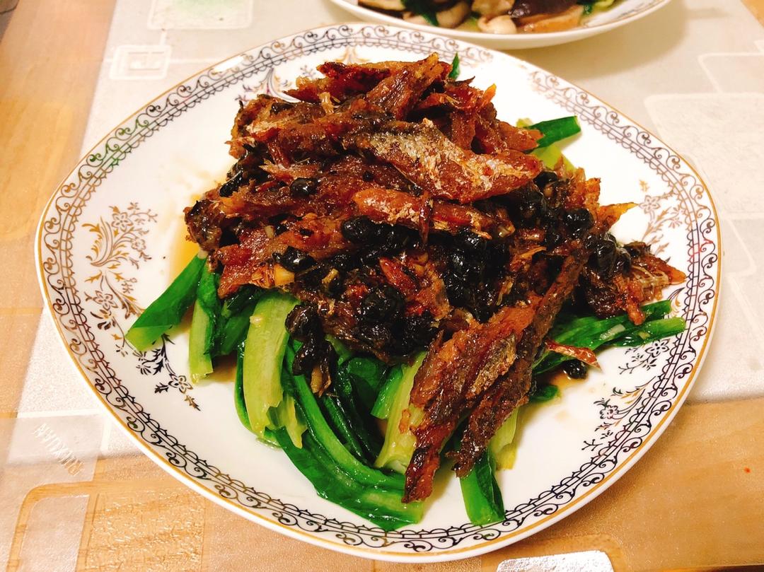 豆豉鲮鱼油麦菜