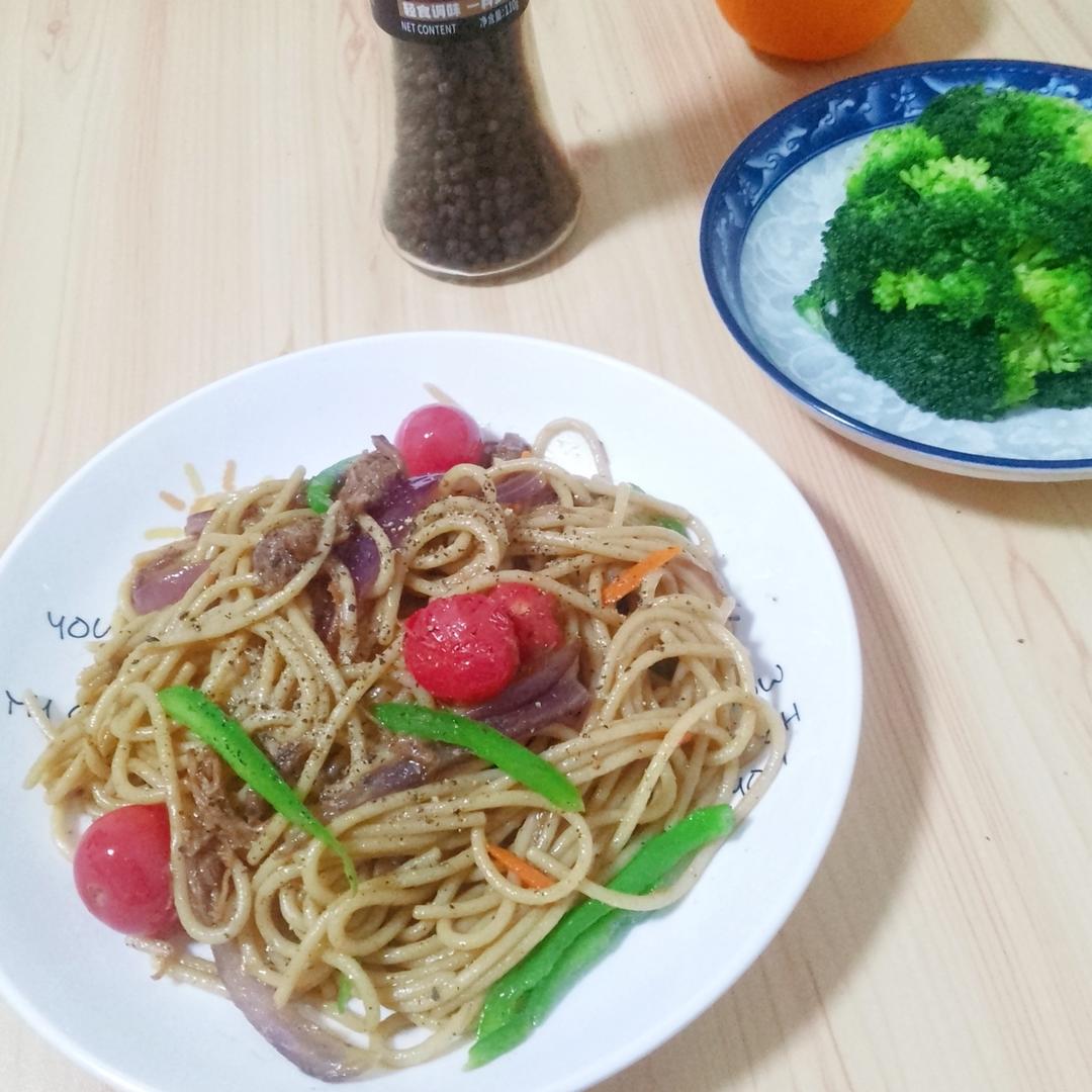 黑椒意大利面