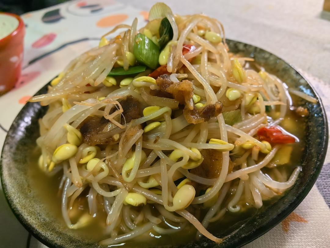 家常炒豆芽