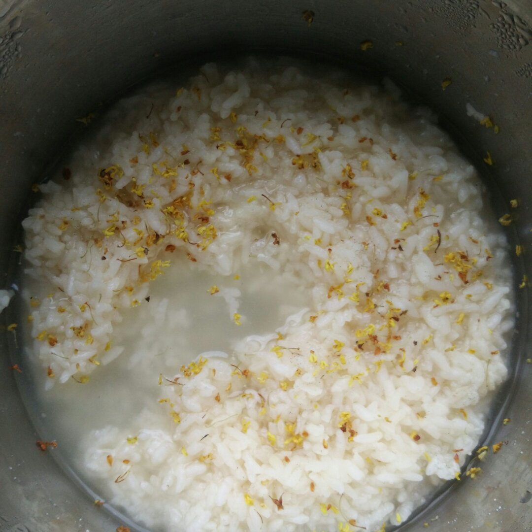 糖渍桂花米酒