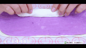 双色紫薯馒头 宝宝辅食食谱的做法 步骤17