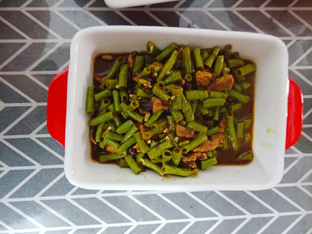 肉沫豆角下饭菜