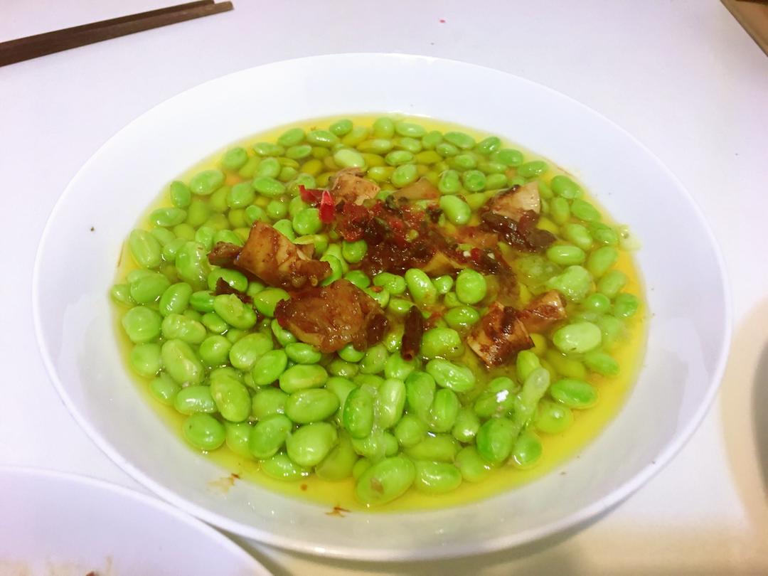 蒸毛豆