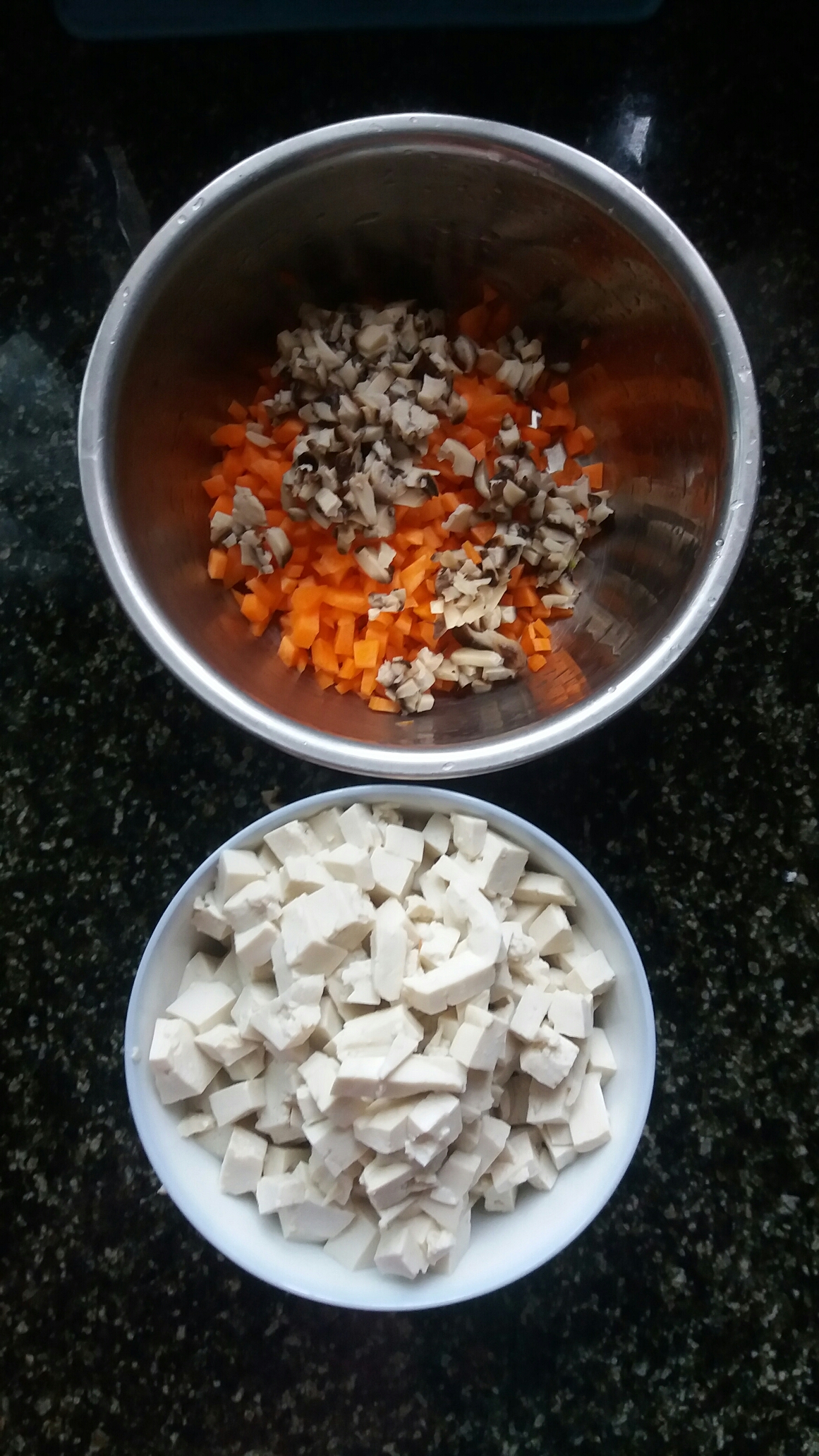 营养豆腐包子的做法 步骤2