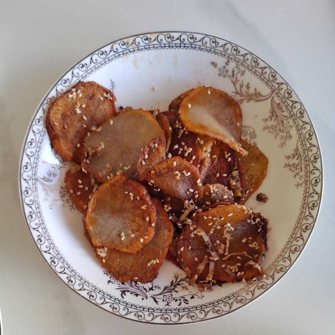 香辣孜然土豆片｜家常版