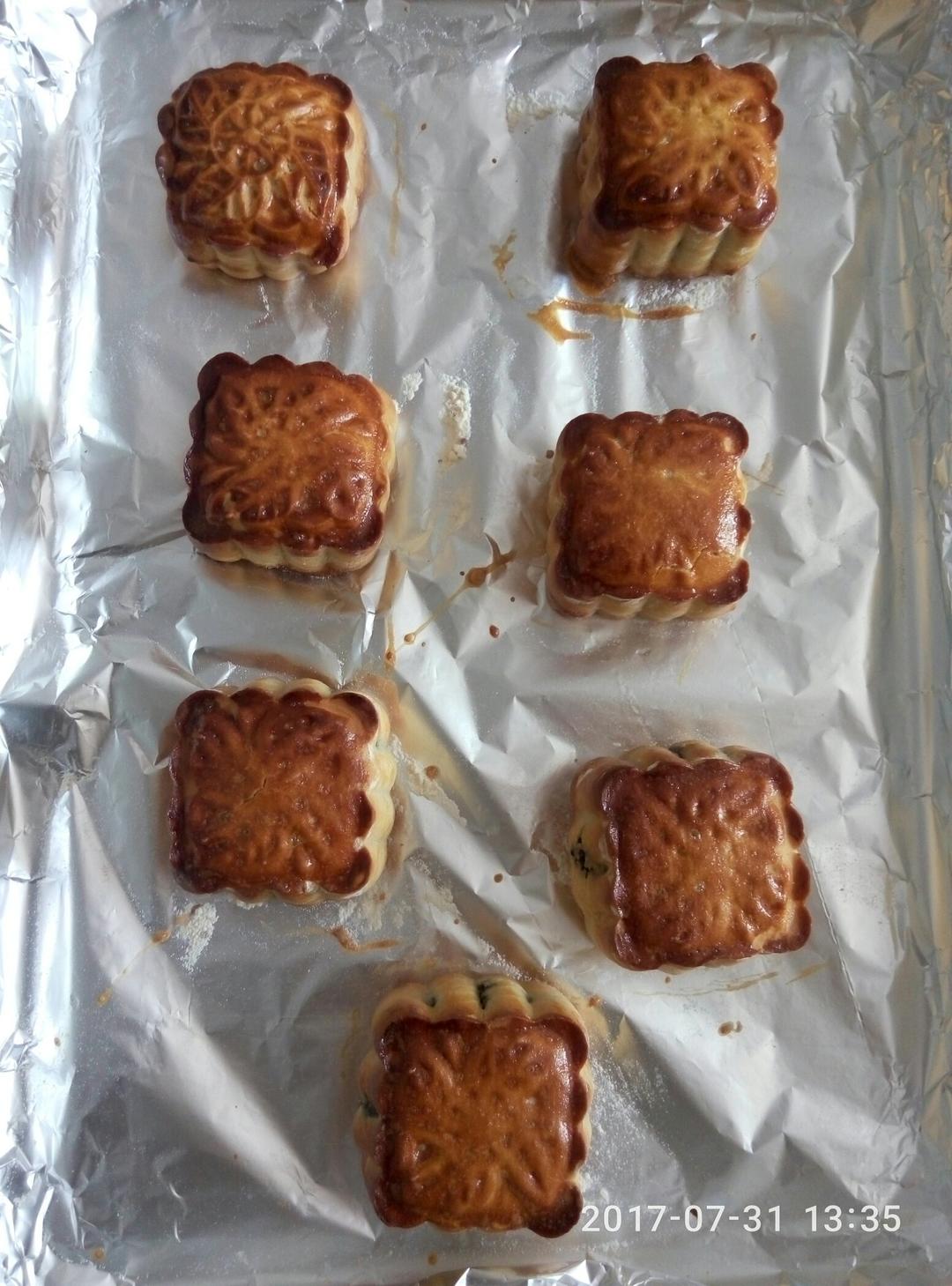 从头做月饼。。。附月饼馅的做法