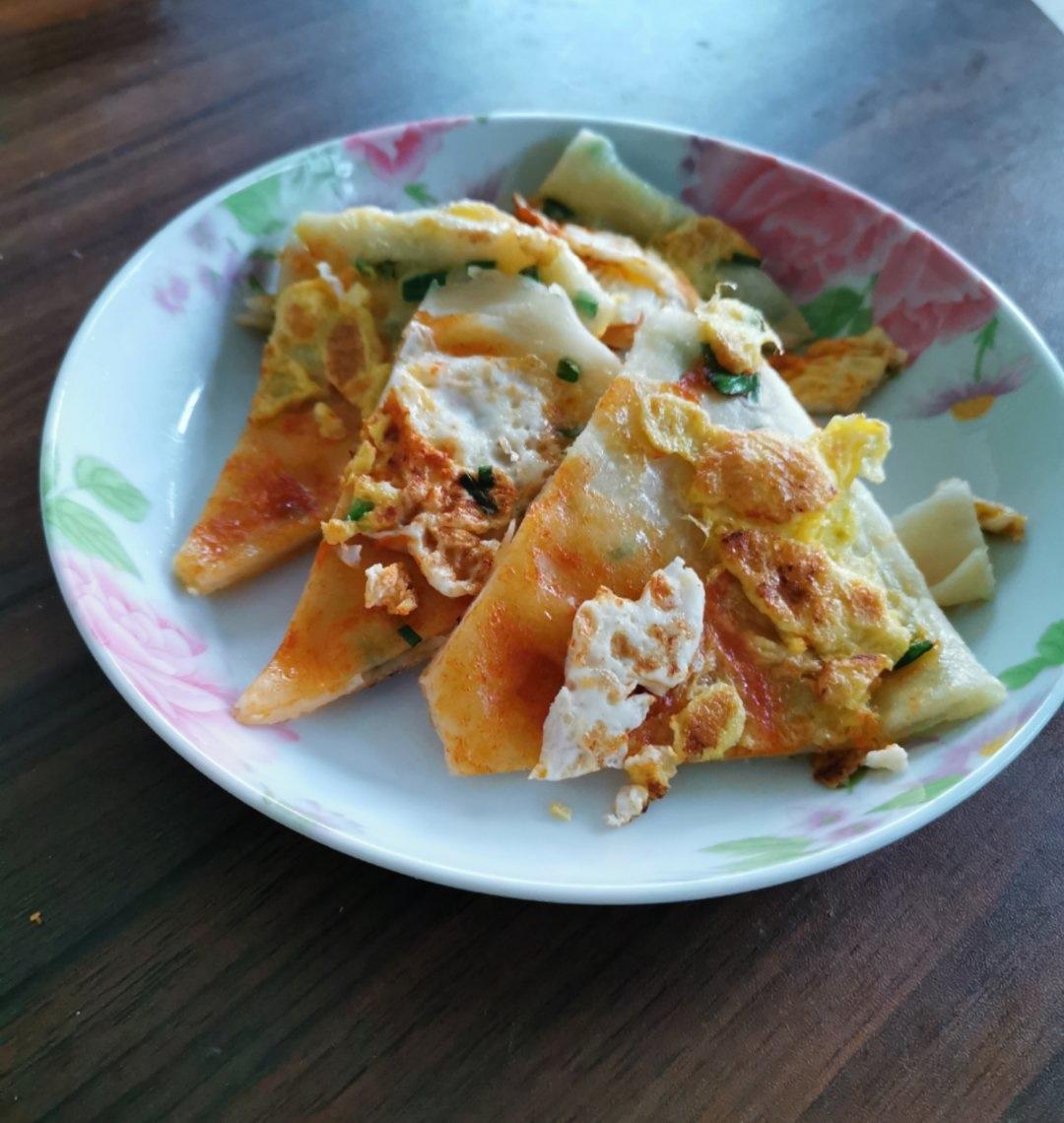 鸡蛋葱油饼                  （更新饼坯保存方法）