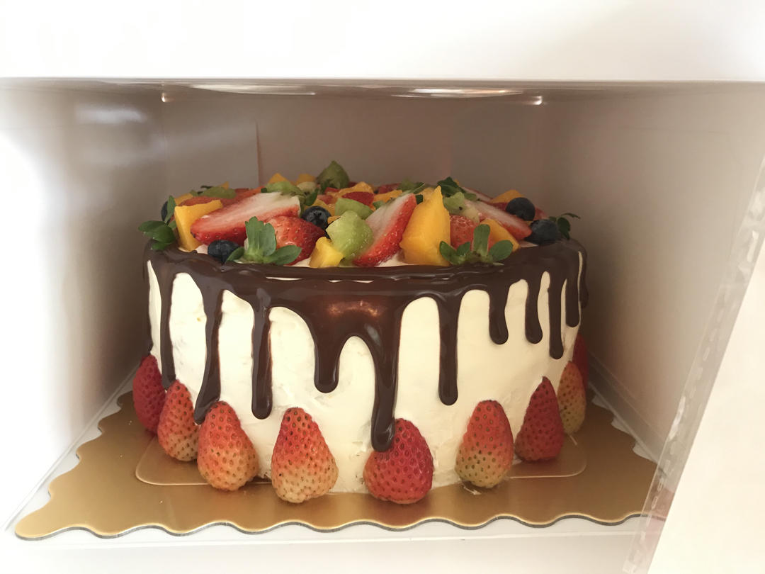 抹面＆淋面：春日缤纷奶油蛋糕