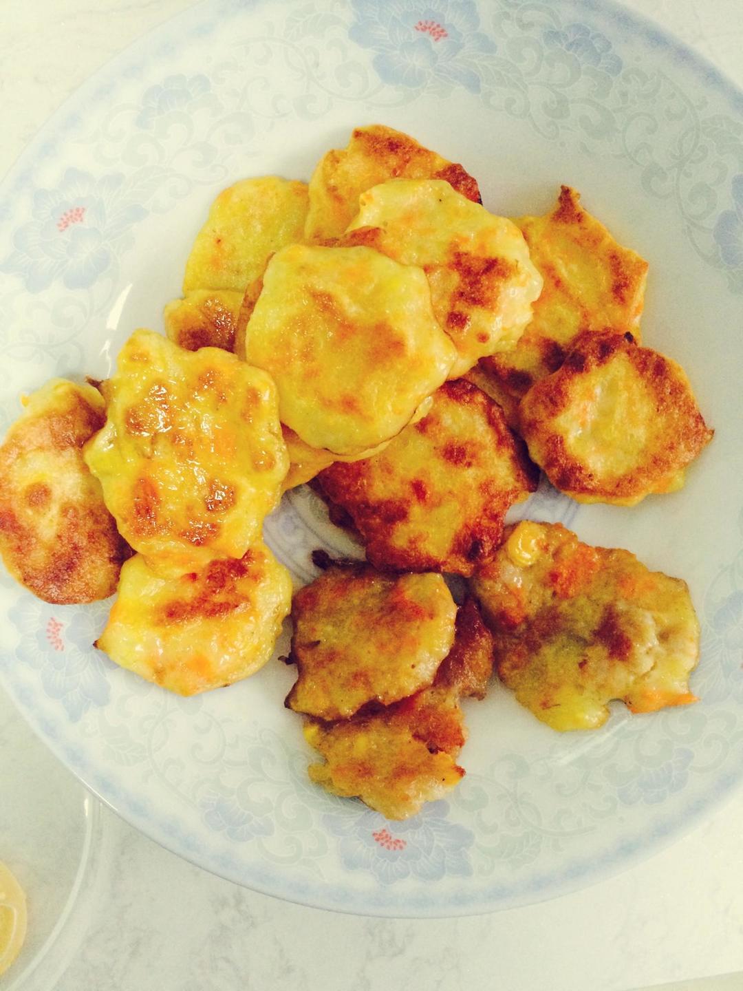 宝宝鳕鱼玉米饼