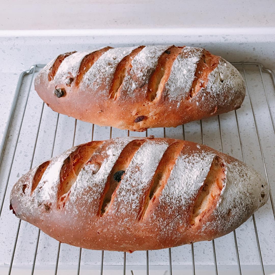 全麦核桃包～软欧包