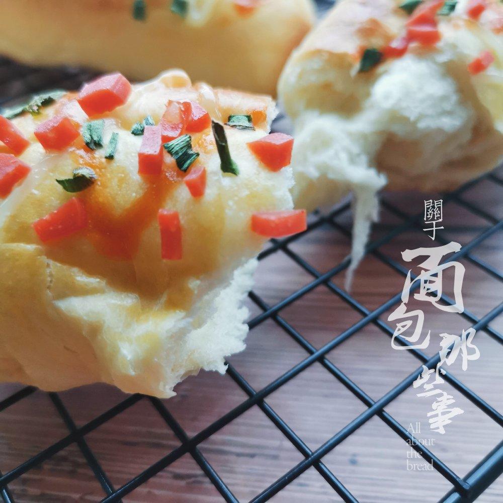 葱香火腿面包(中种法)
