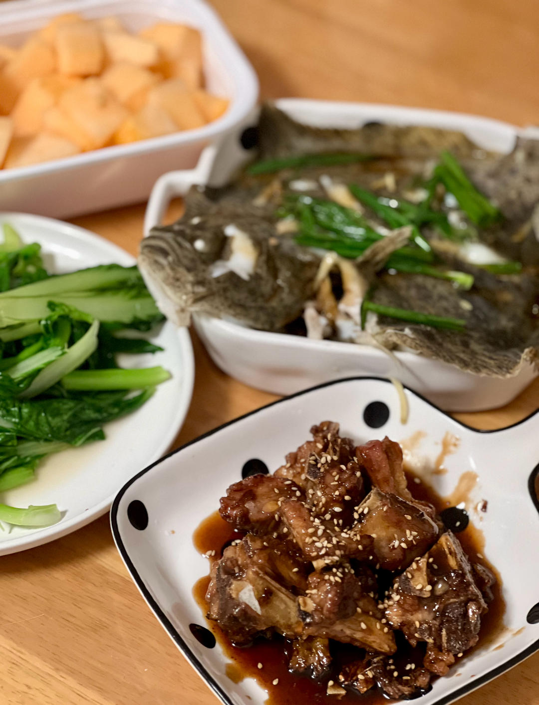清蒸多宝鱼