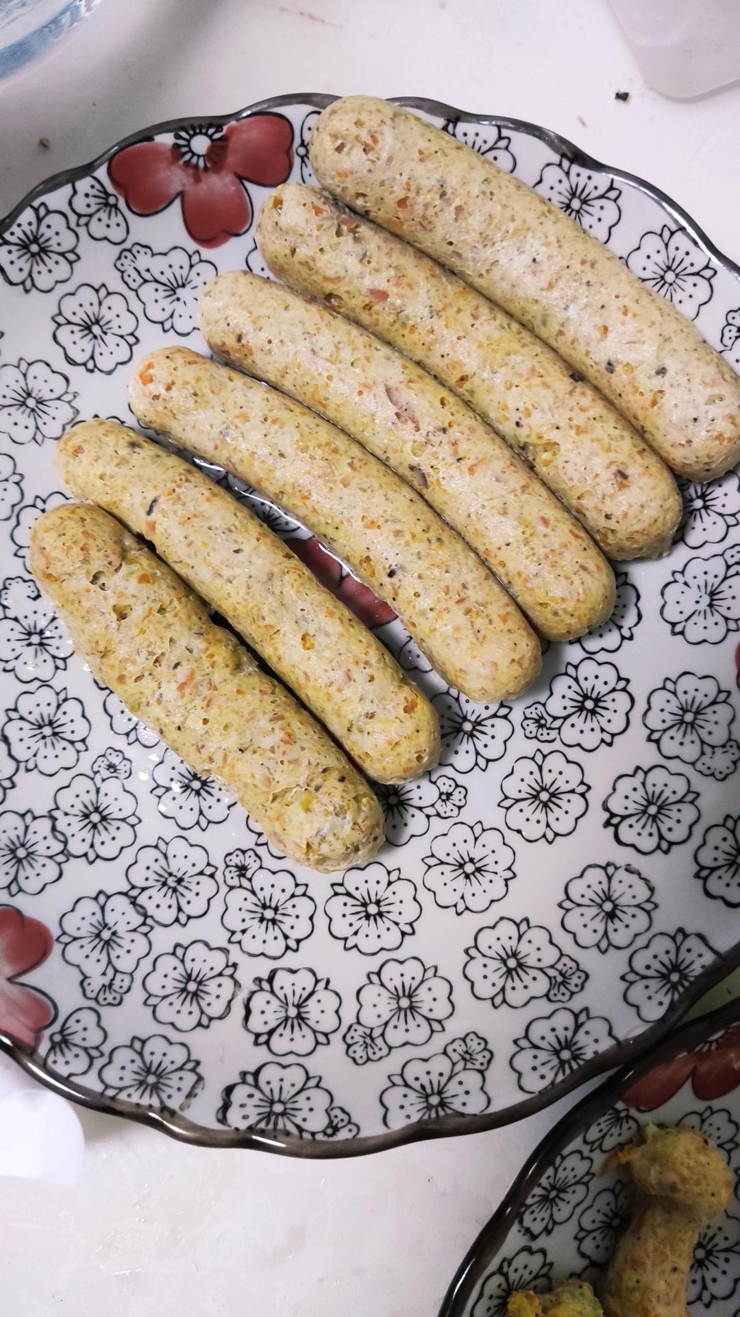 玉米鸡肉脆皮肠【宝宝辅食】