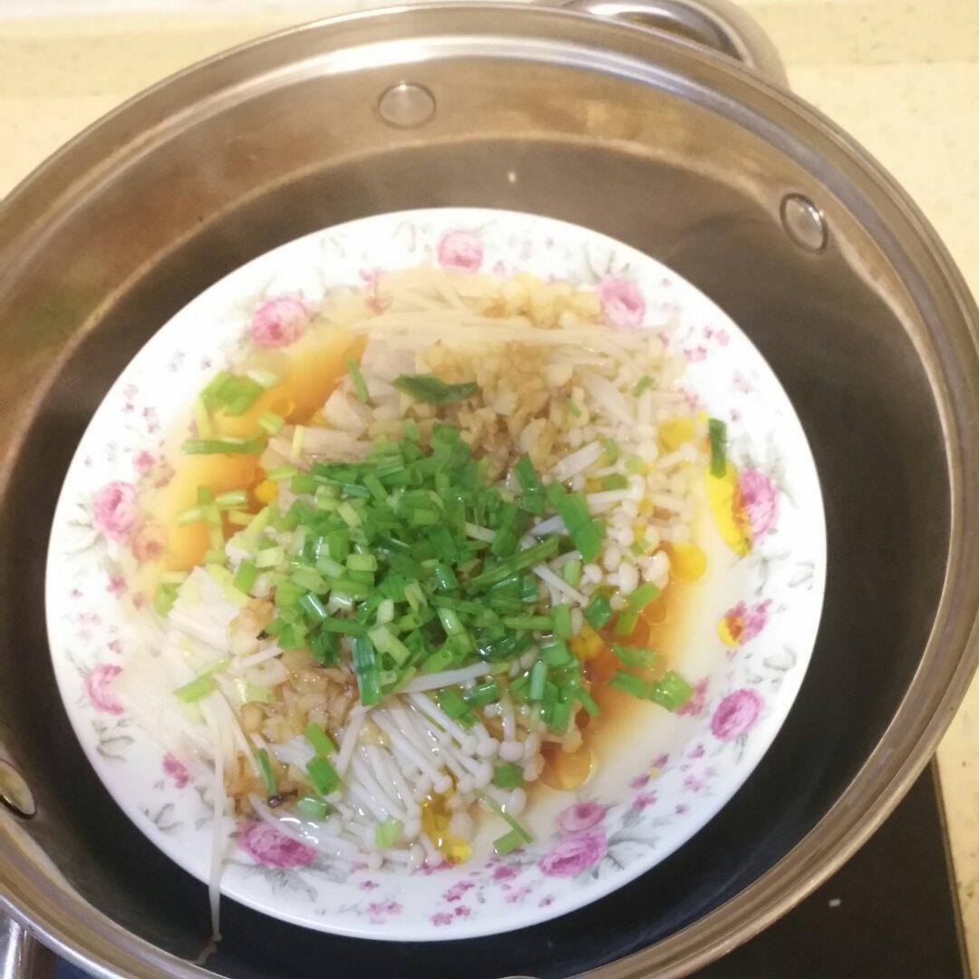蒜蓉蒸金针菇