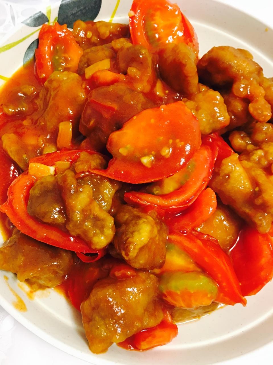 ellie-做的番茄炒肉