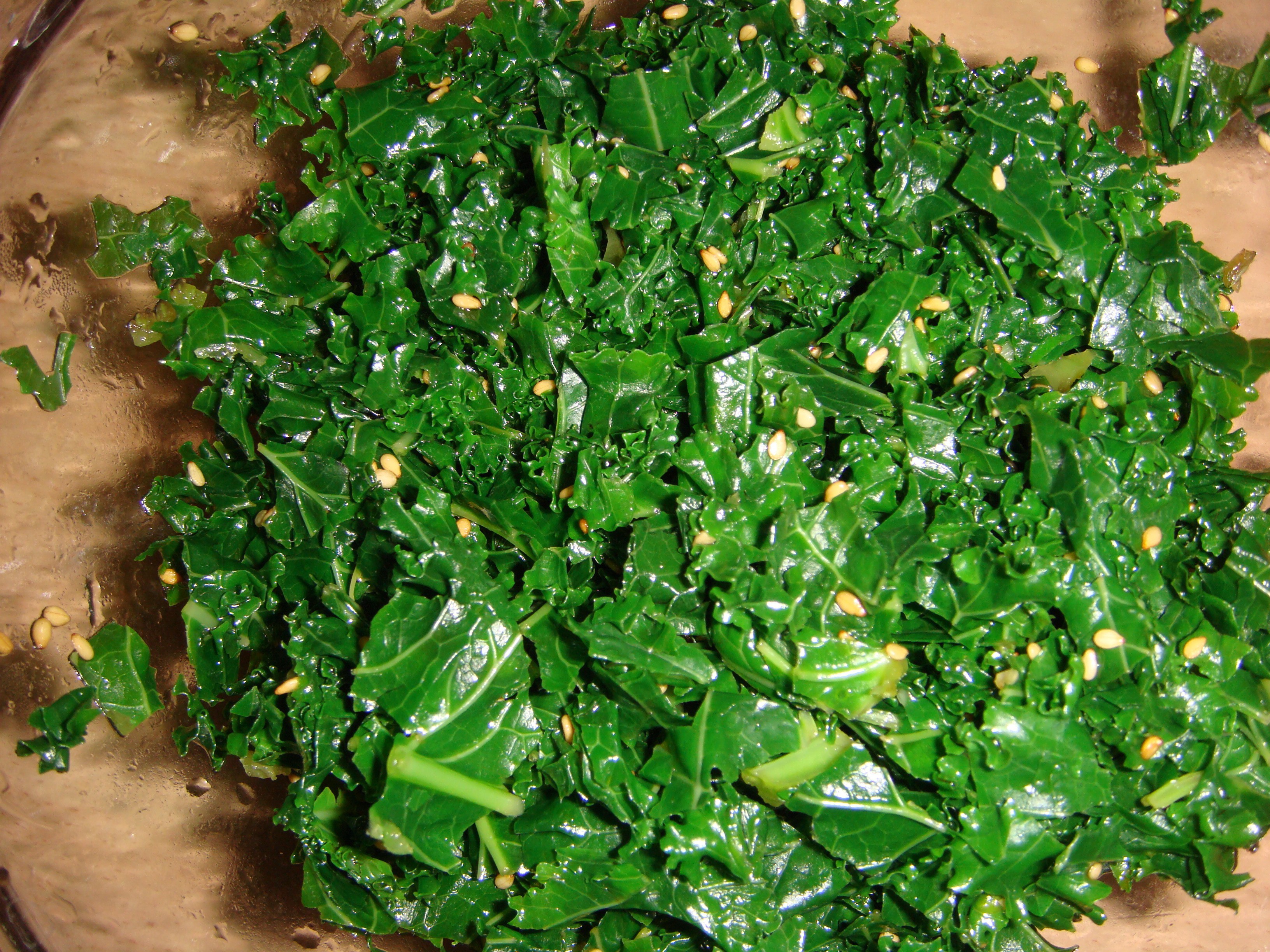 chenpek做的凉拌羽衣甘蓝