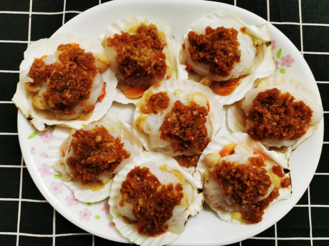 蒜蓉扇贝肉蒸粉丝