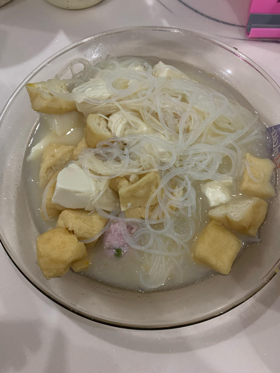 油豆腐粉丝汤