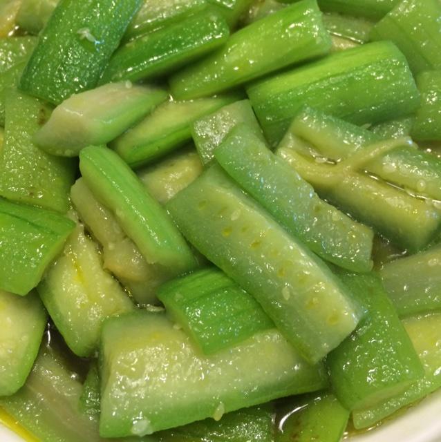 如何超出嫩绿的丝瓜的做法