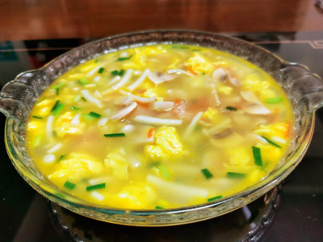 乖巧新手做的三鲜汤