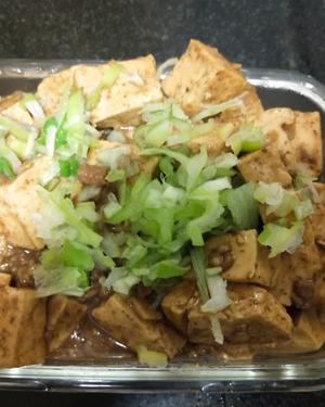 东北酱炖豆腐(肉沫豆腐)的做法 步骤7