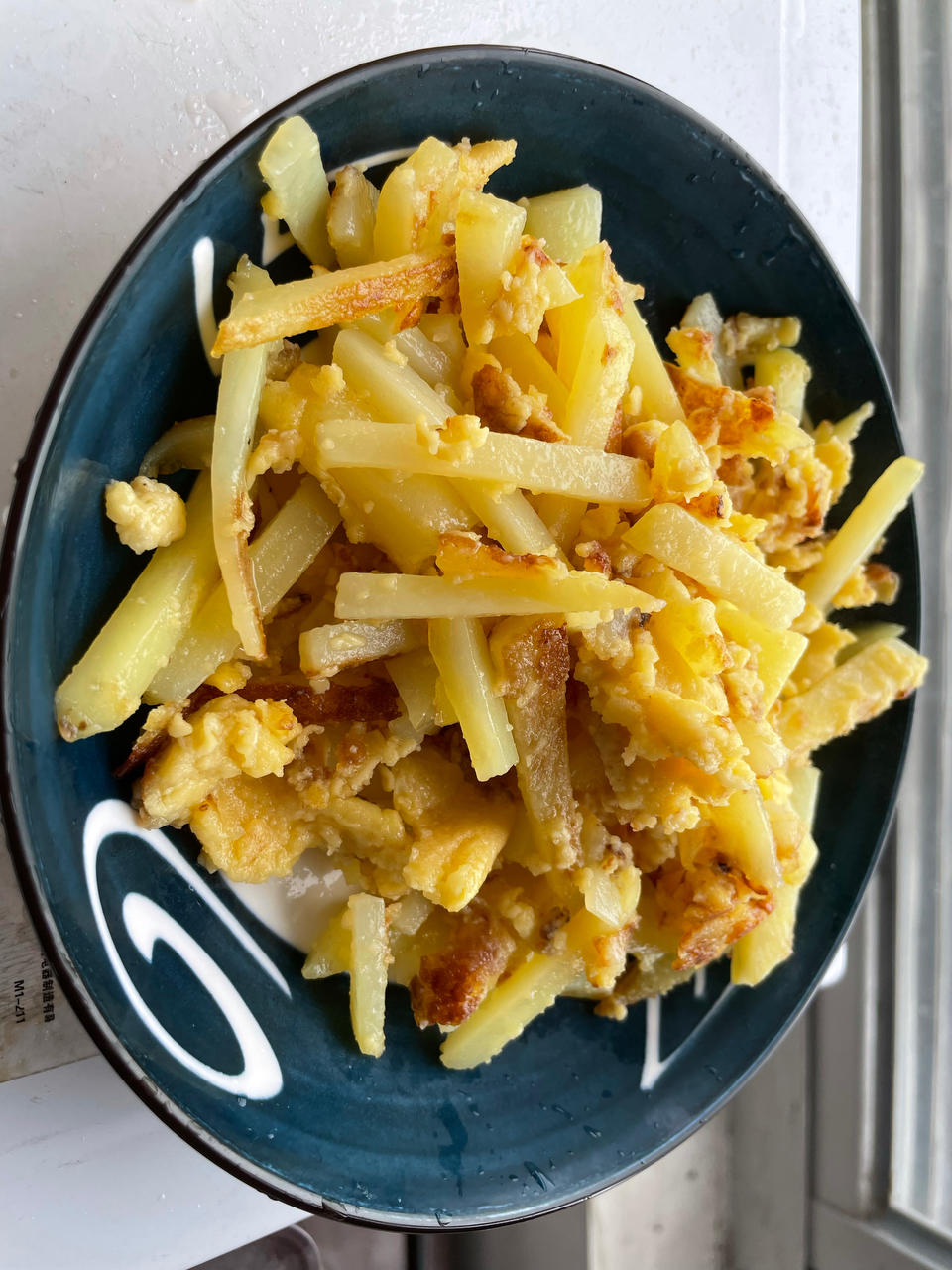 土豆丝鸡蛋饼