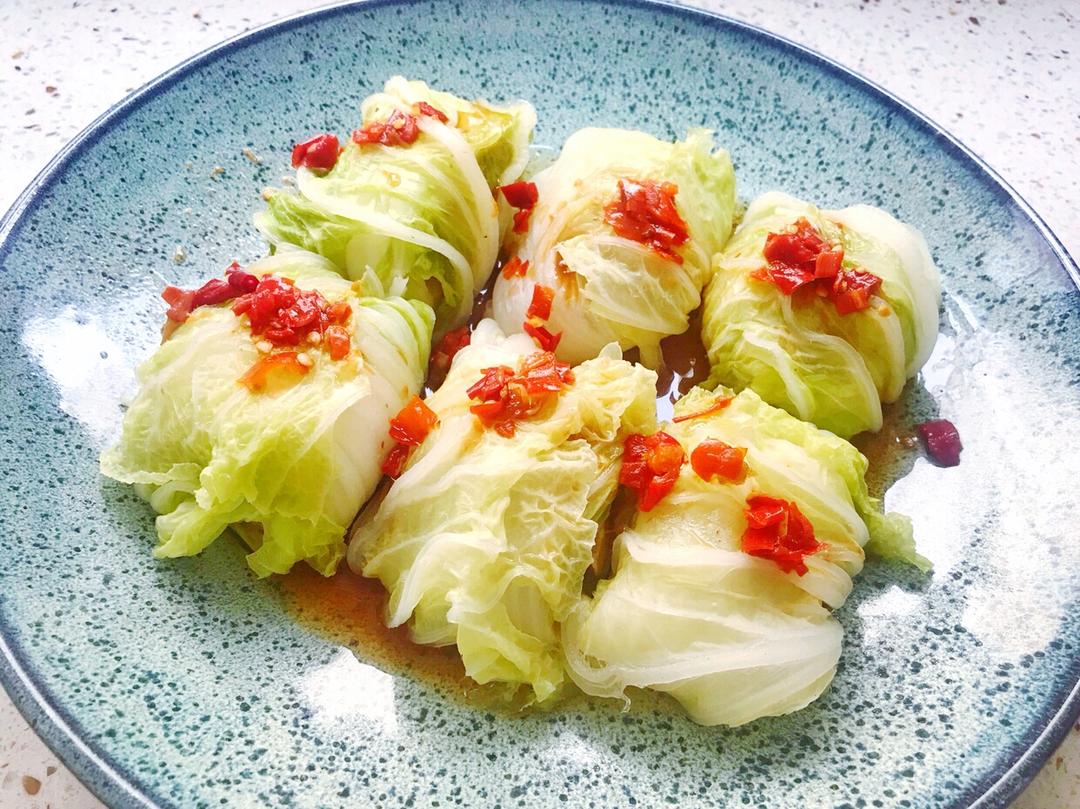 【健康三餐】清蒸鸡肉白菜卷