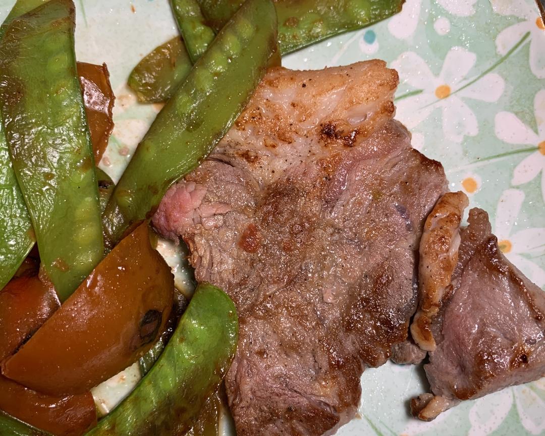 减脂无油牛排餐