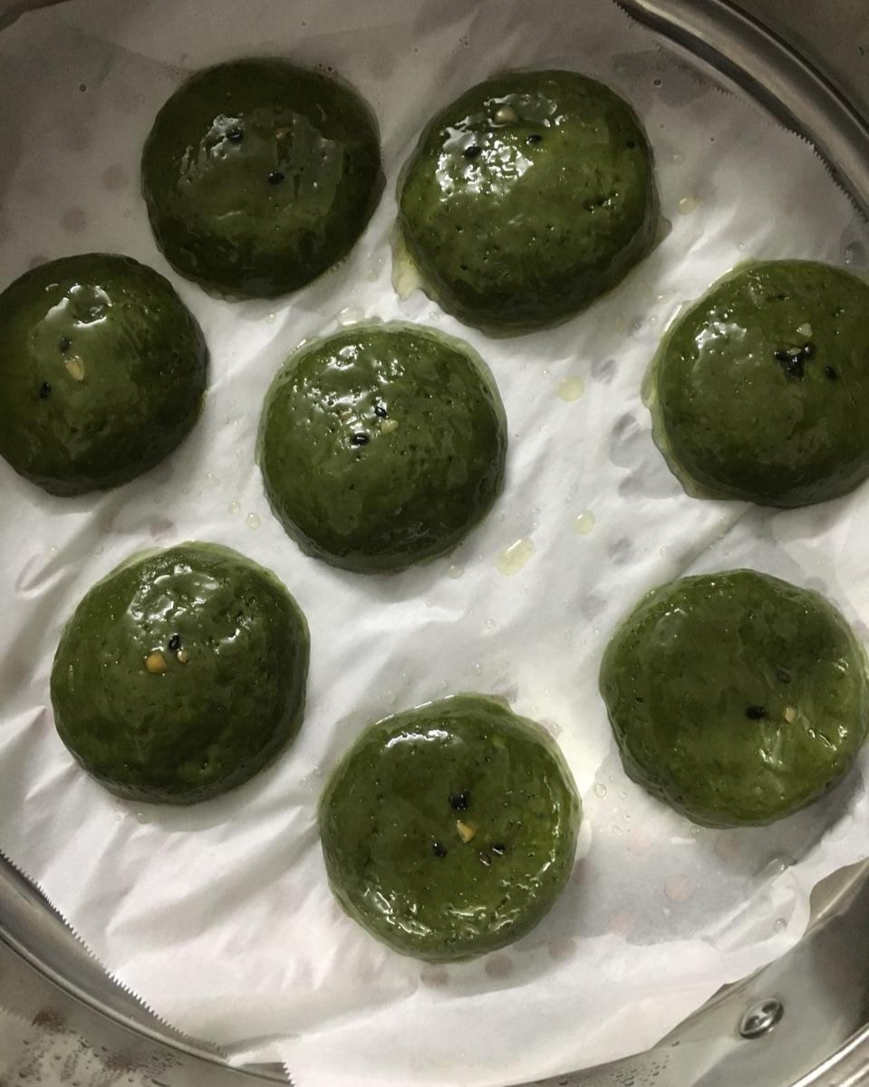 零基础爱瞎弄做的香糯可口的青团