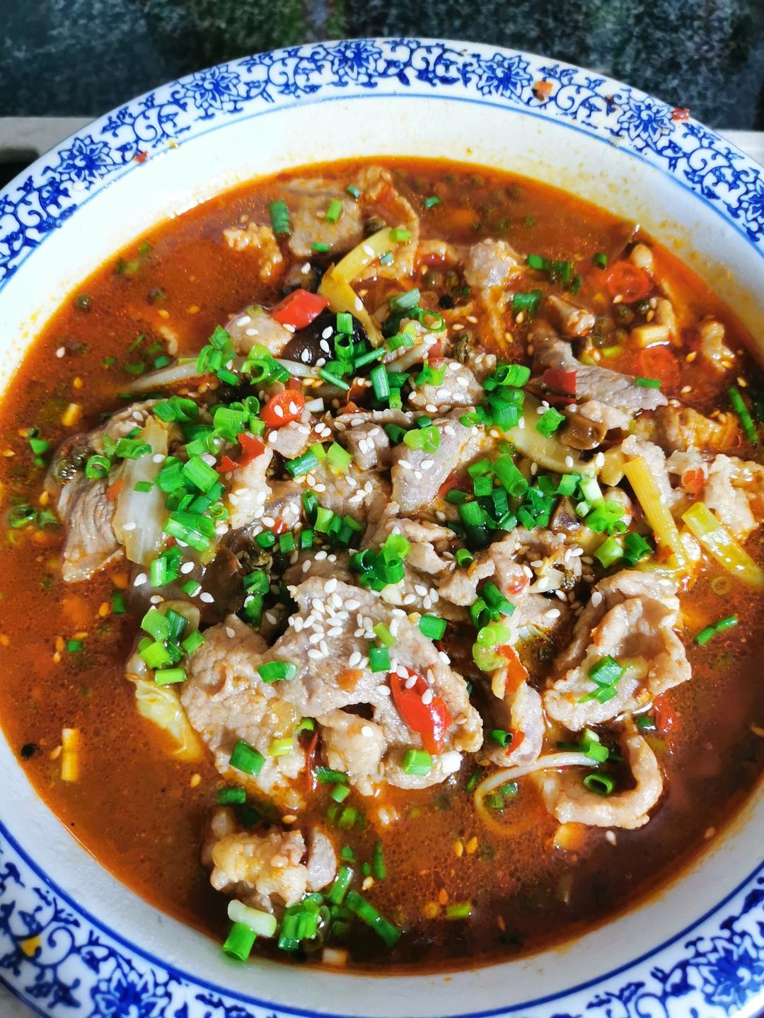 水煮肉片（肯定不翻车）