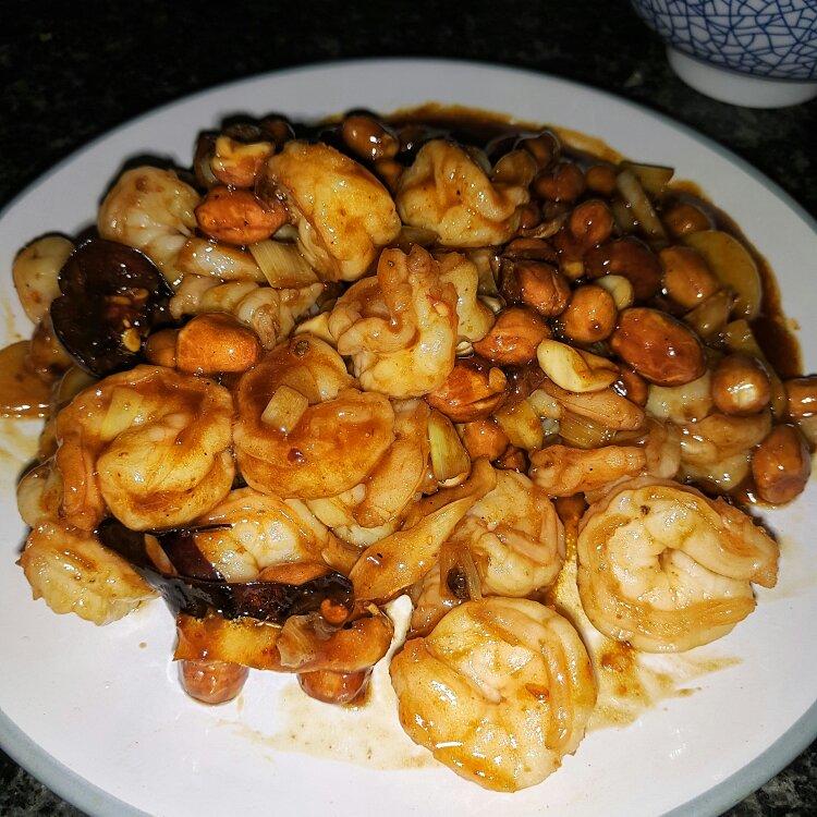 殿堂级的宫保虾球