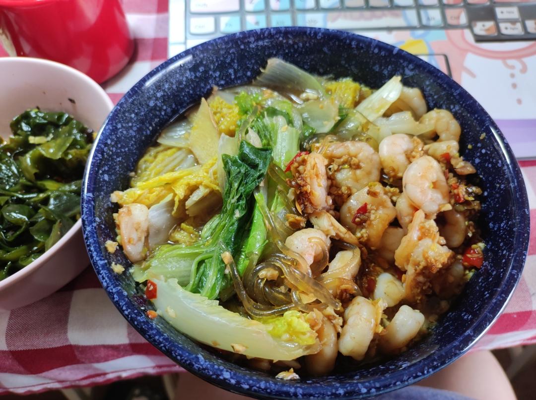虾仁粉丝煲