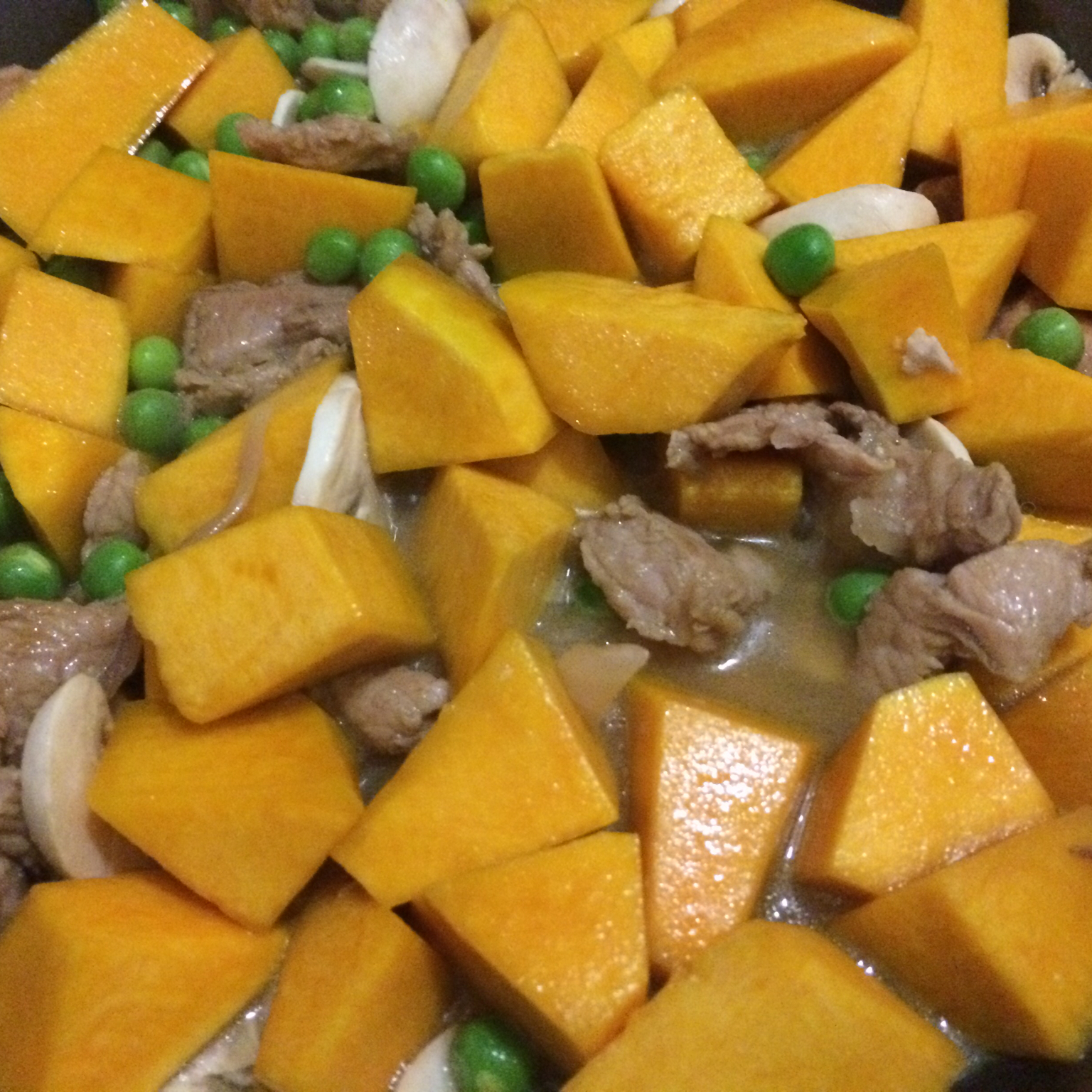 南瓜香菇瘦肉饭