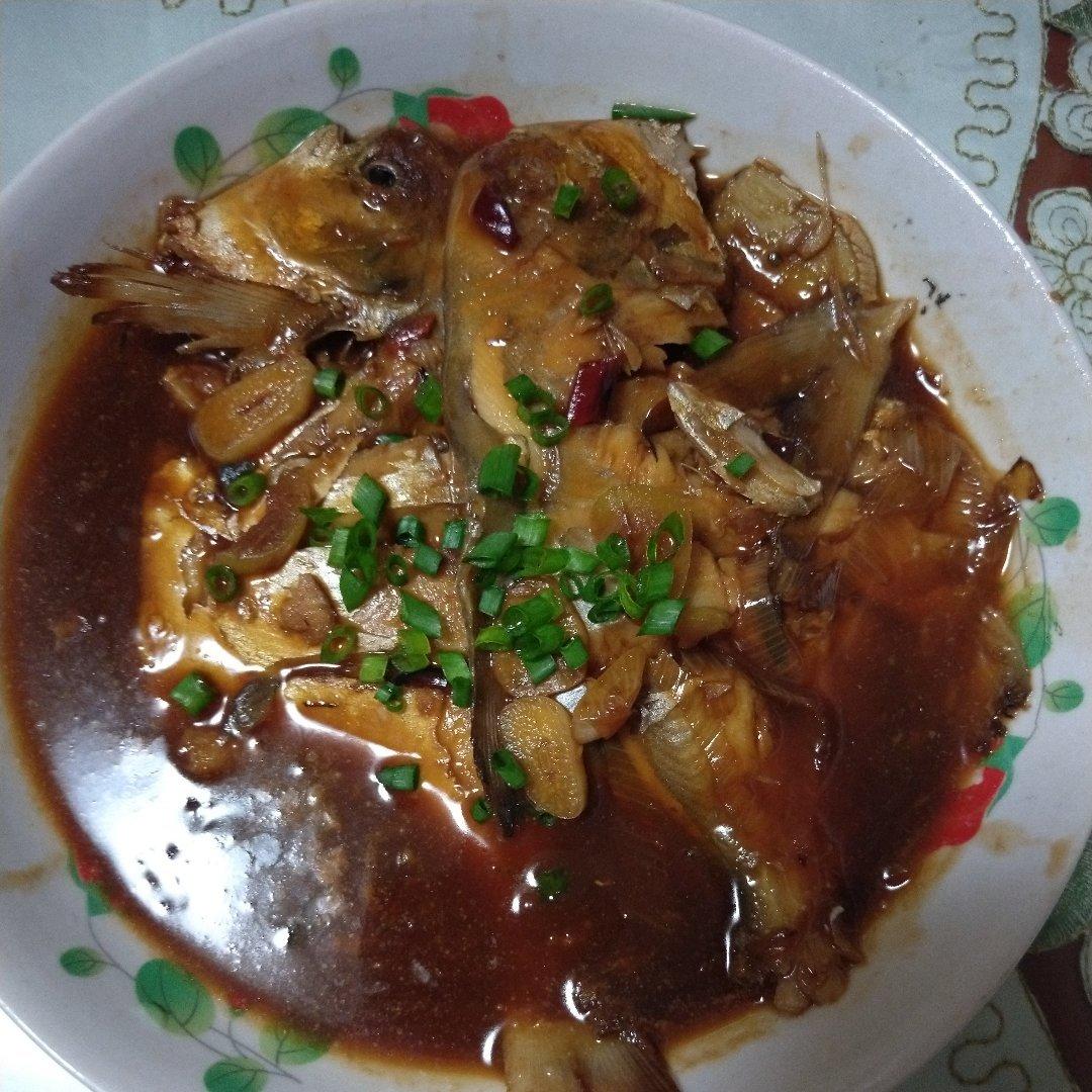 家常红烧鲳鱼