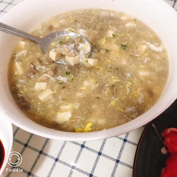 鲜美可口的——西湖牛肉羹