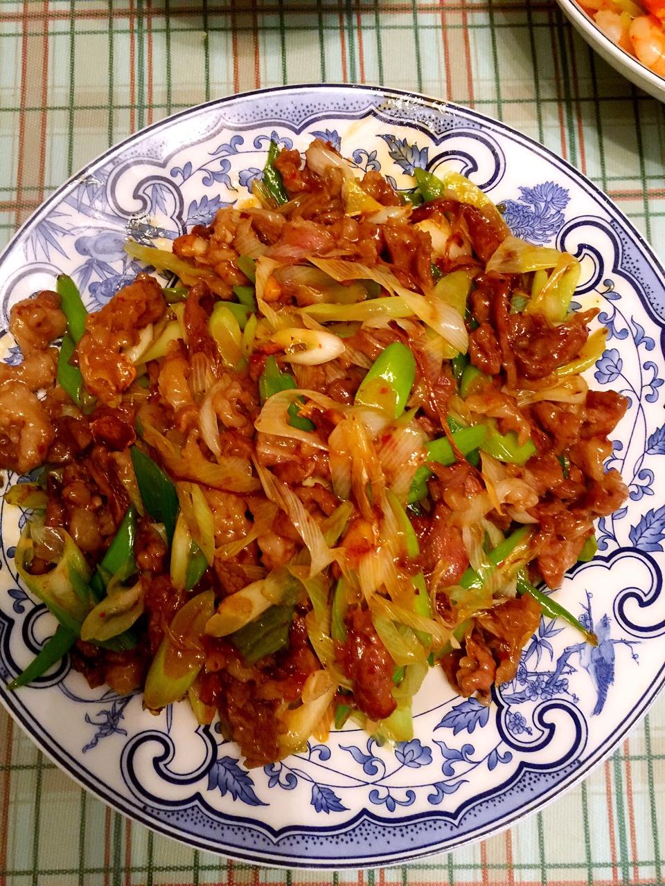 葱爆羊肉